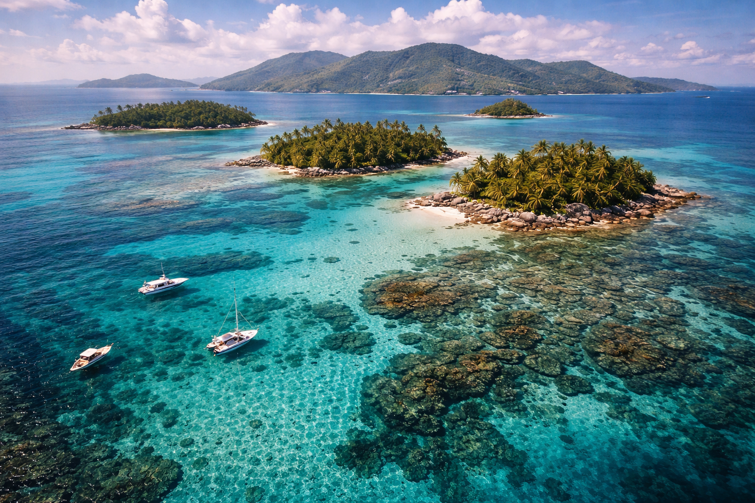 منتزه سانت آن البحري بجزره وشعابه المرجانية ومياهه الفيروزية