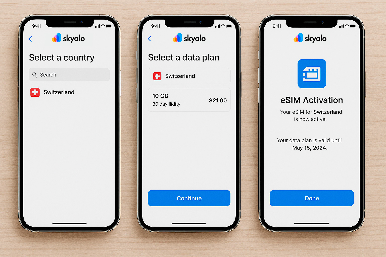 Activating your Skyalo eSIM takes less than 5 minutes. 