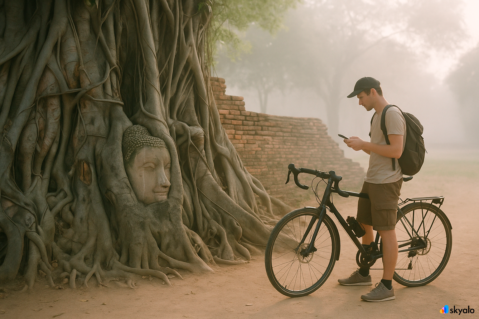Веломаршрут по Аюттхае — карты и заметки всегда под рукой благодаря eSIM