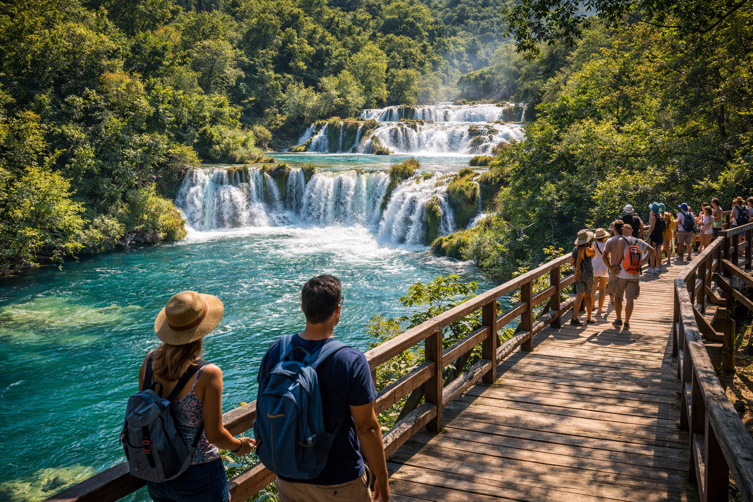 Le cascate del Parco Nazionale di Krka