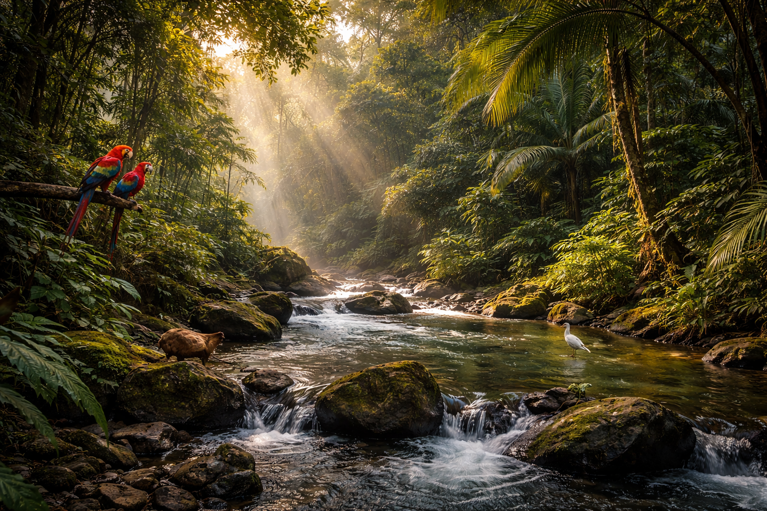 The tropical rainforest of Soberanía National Park