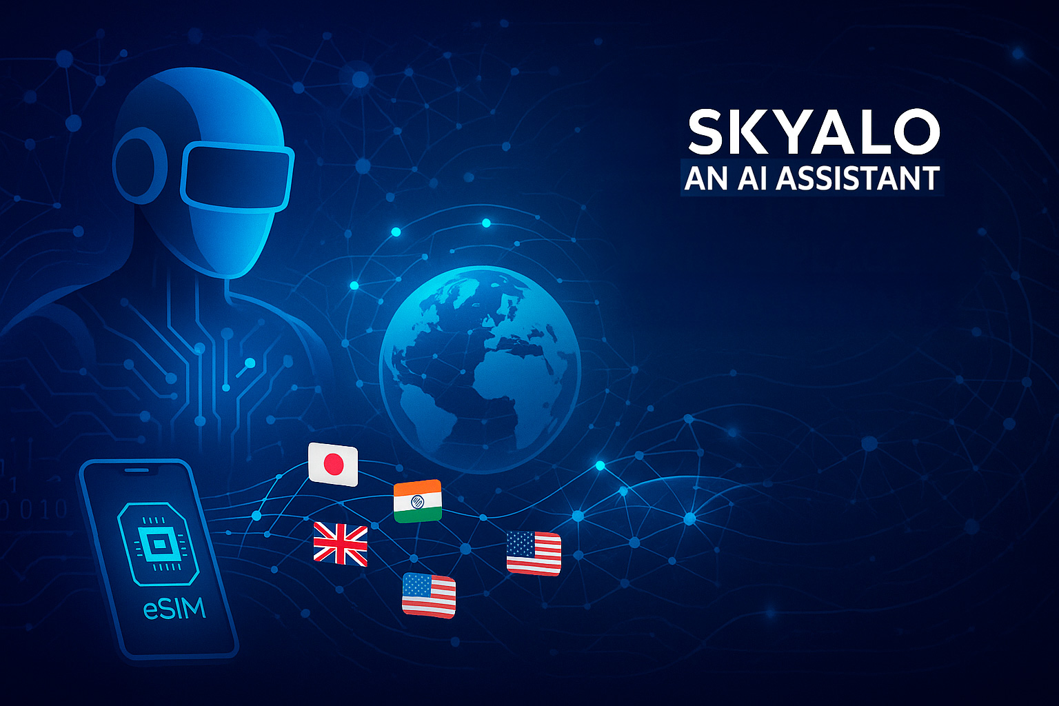 Skyalo is more than just a marketplace — it’s an intelligent AI assistant that helps you find the best eSIM plan in seconds.