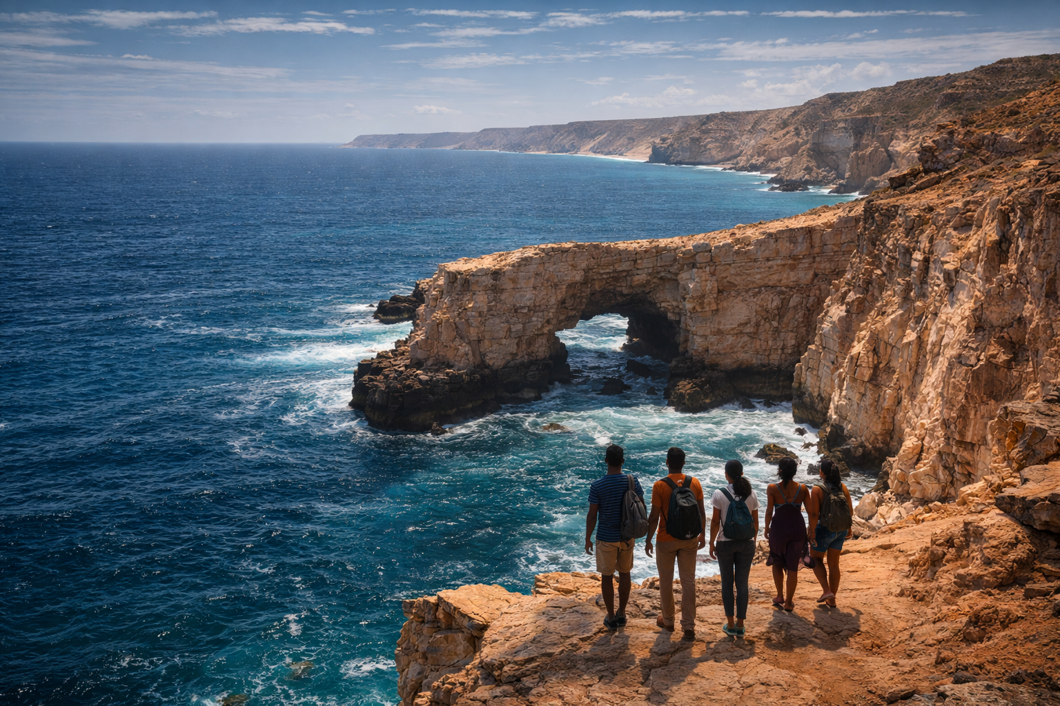 Baía Azul bay in Angola