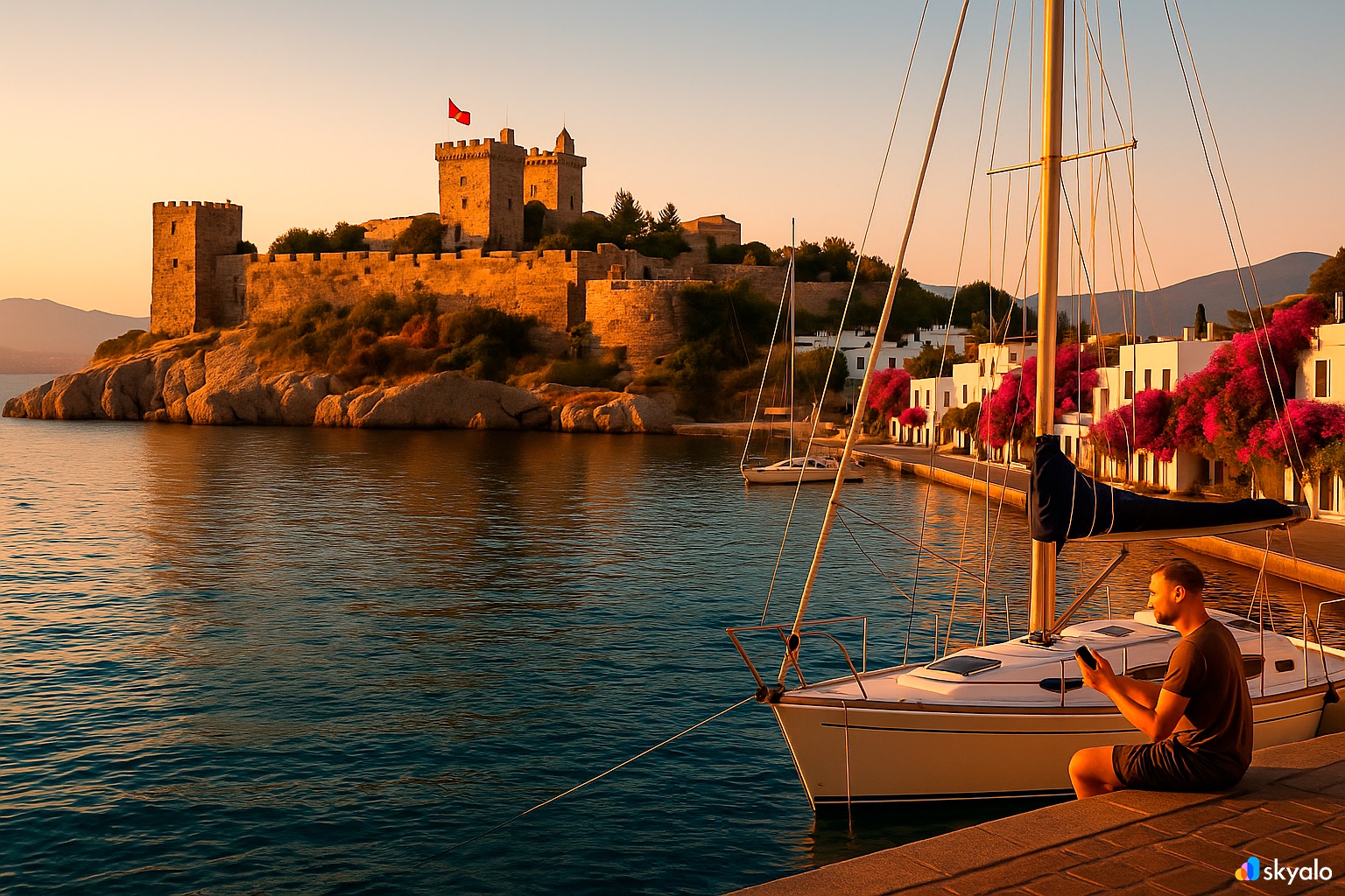 Bodrum — the white city by the sea. Memories you can share anytime with eSIM