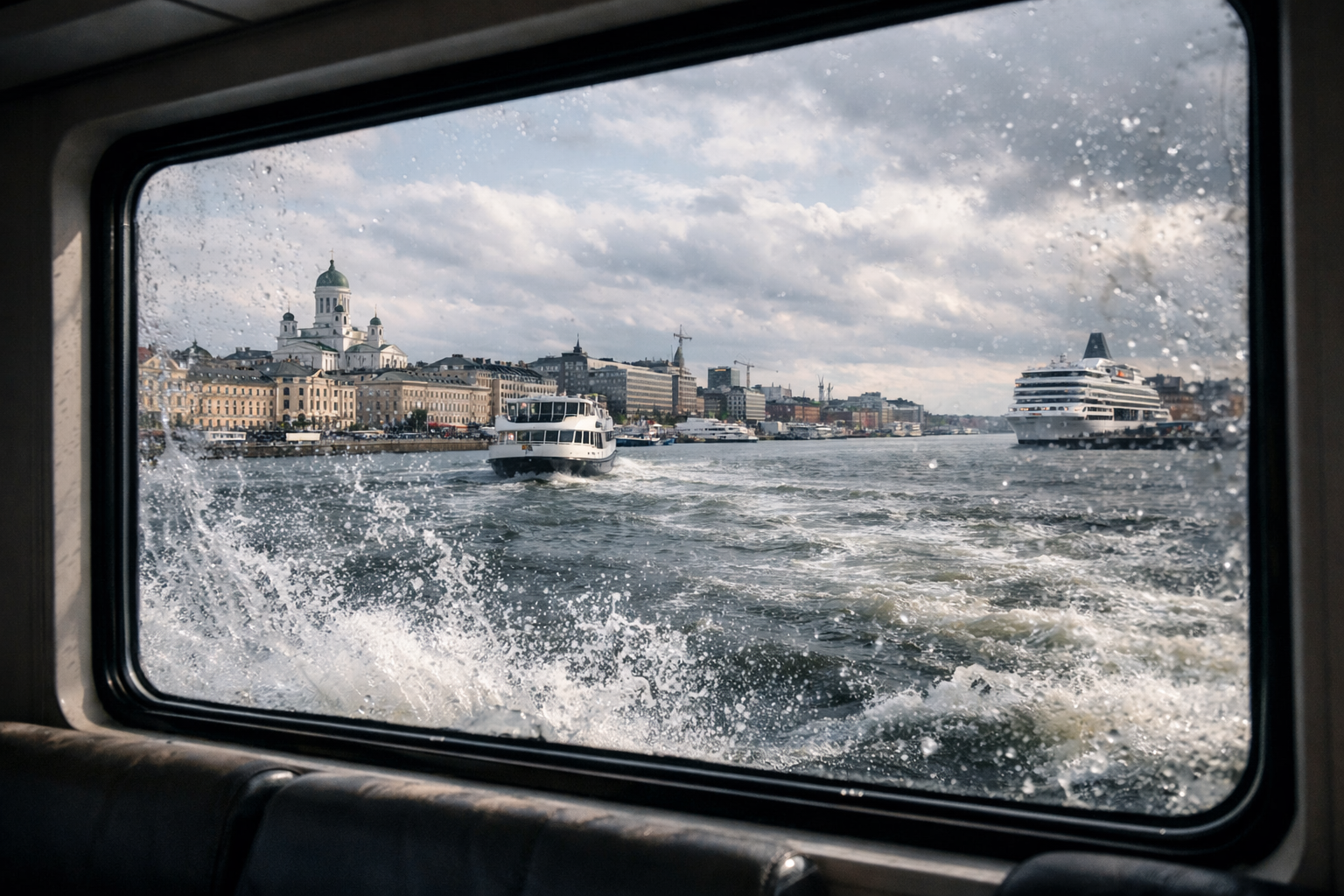 פנורמה של הלסינקי מהים