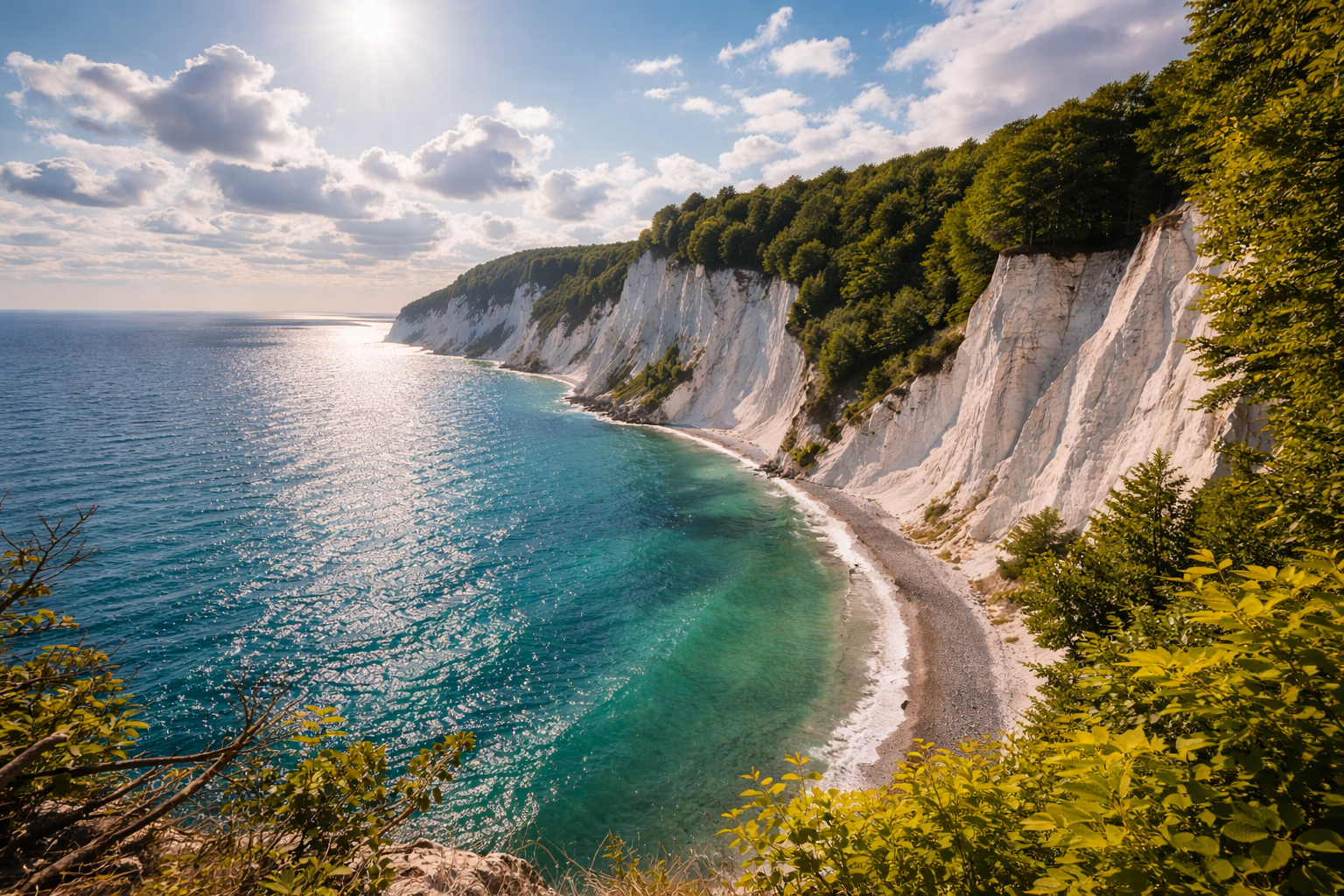 The white cliffs of Møns Klint