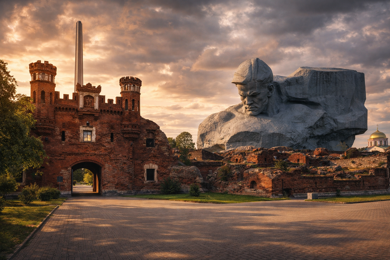 記念碑的な建築と歴史的価値を持つブレスト要塞