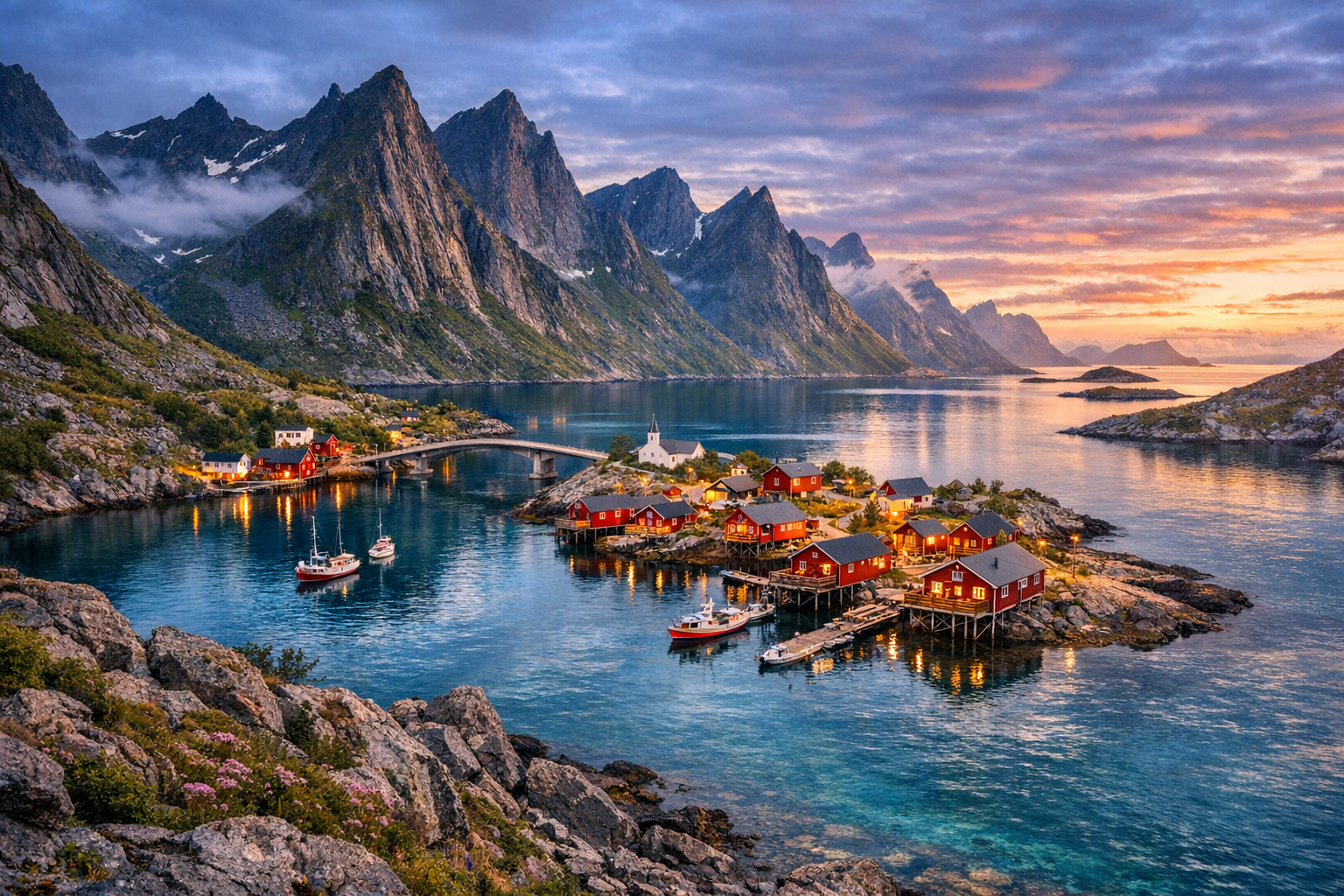 Senja Island – mountains and fjords in northern Norway