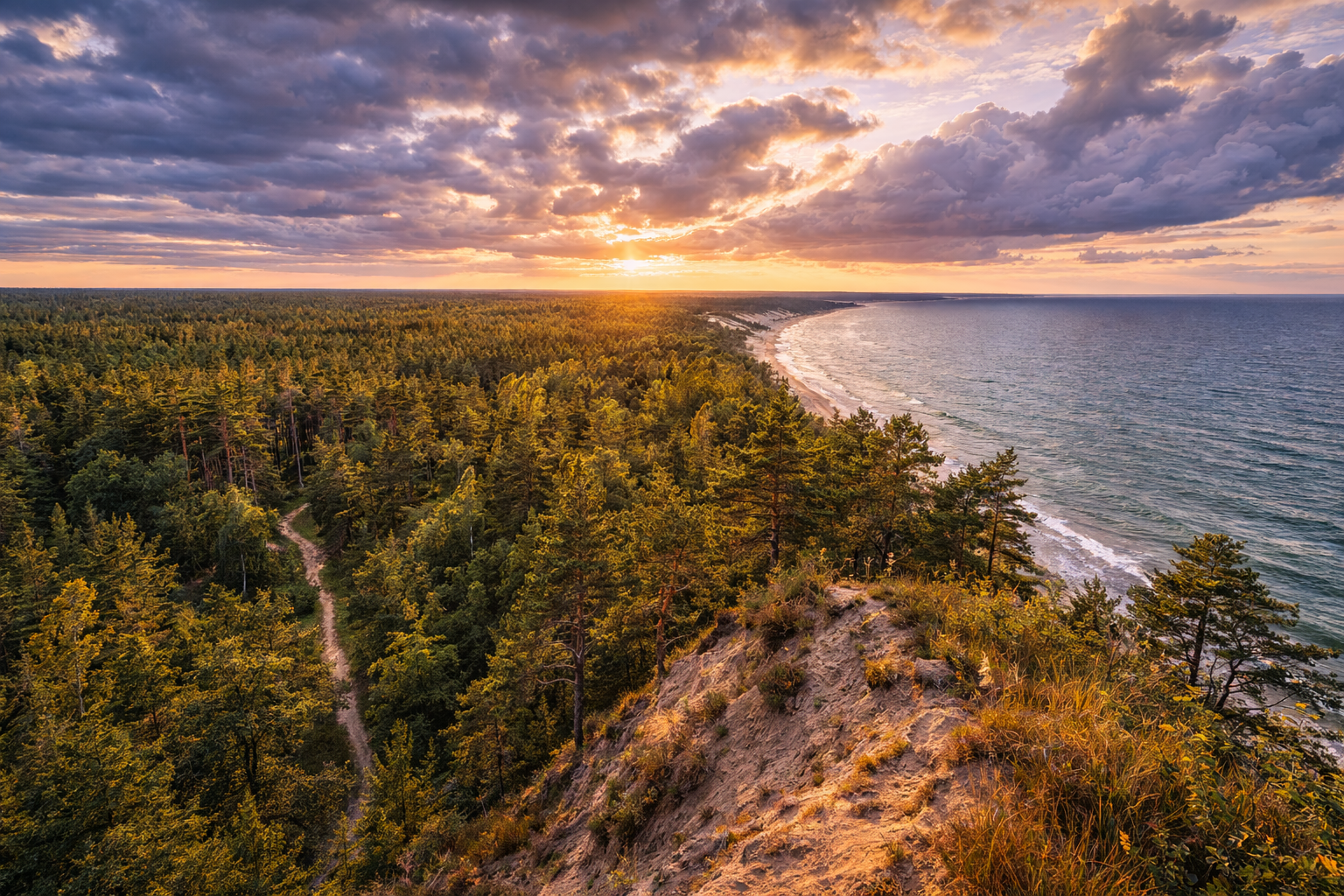 Forests and coastline of Slītere National Park