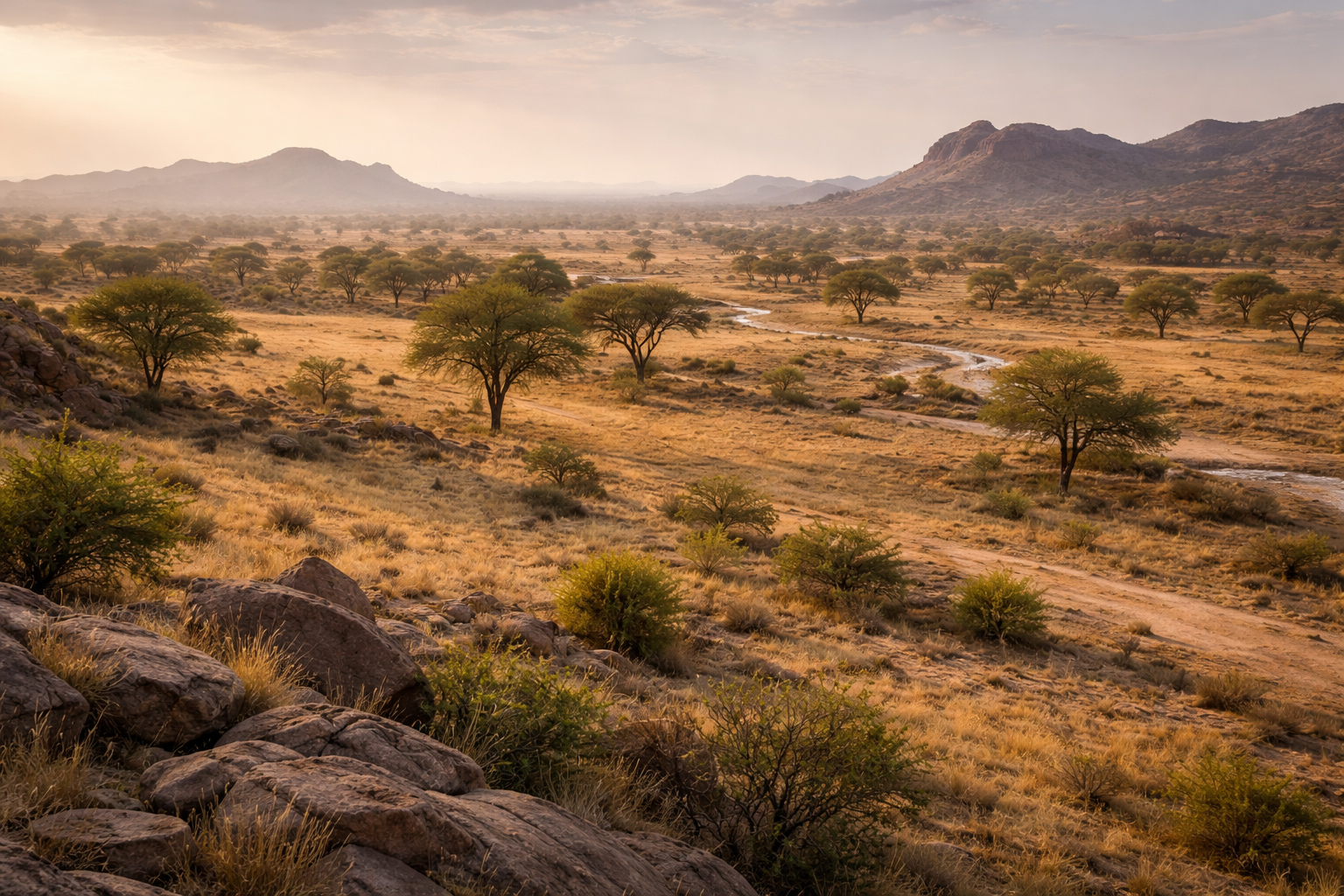 אזור גוז-ביידה עם נופים טבעיים ומרחב פתוח