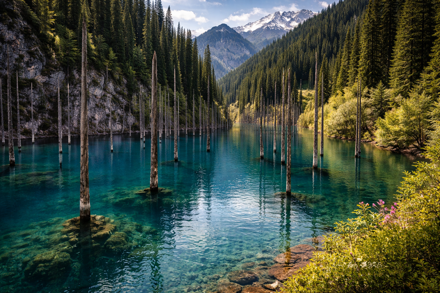 الغابة الغارقة في بحيرة كايندي