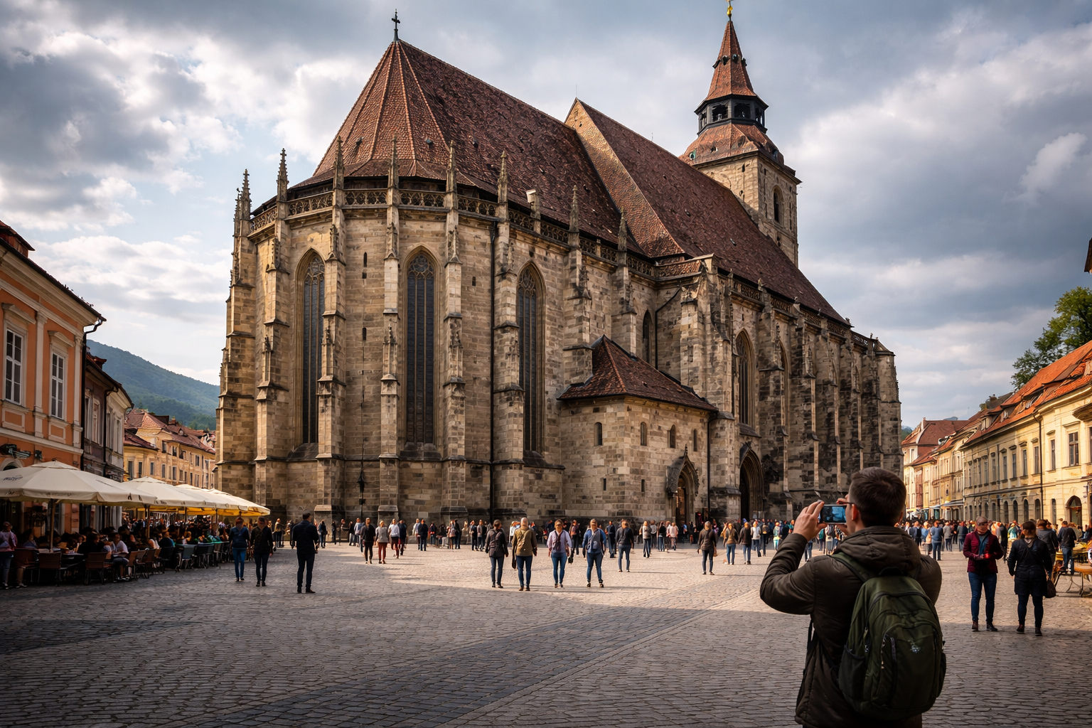 The Black Church in Brașov.