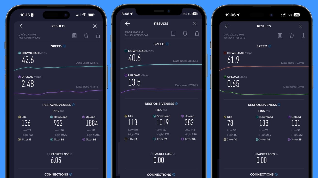 The Nomad app interface