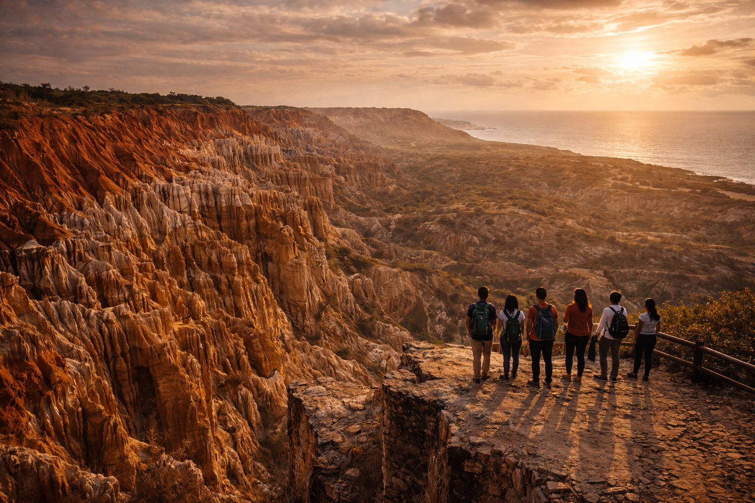 Miradouro da Lua rock formations in Angola