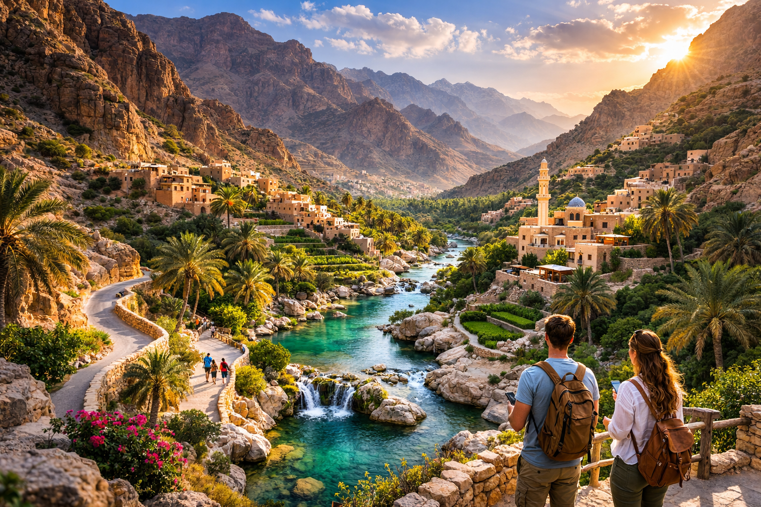 Ταξιδιώτες εξερευνούν το Ουάντι Τίβι με smartphones και eSIM