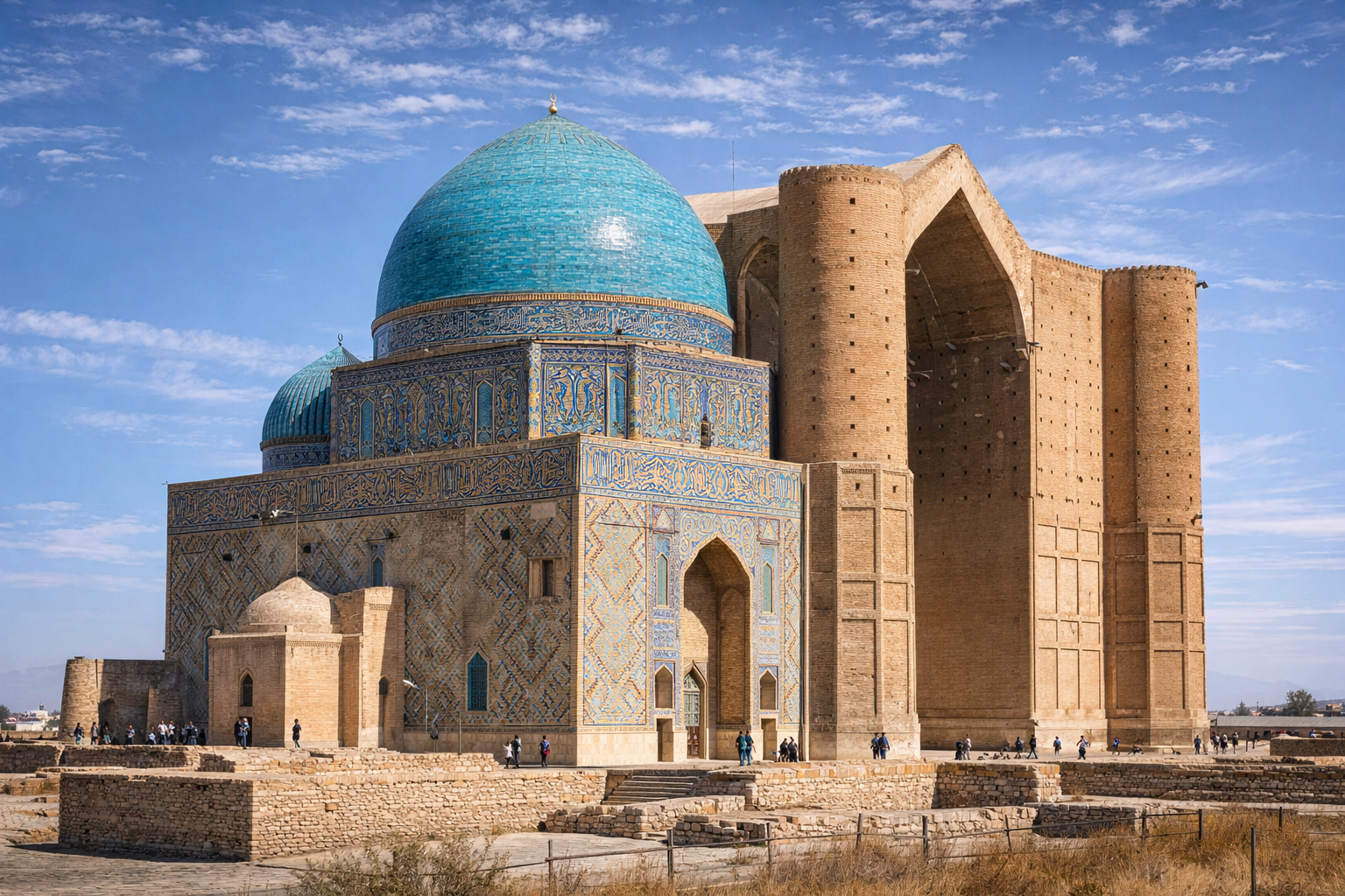 ضريح خوجة أحمد يسوي في تركستان