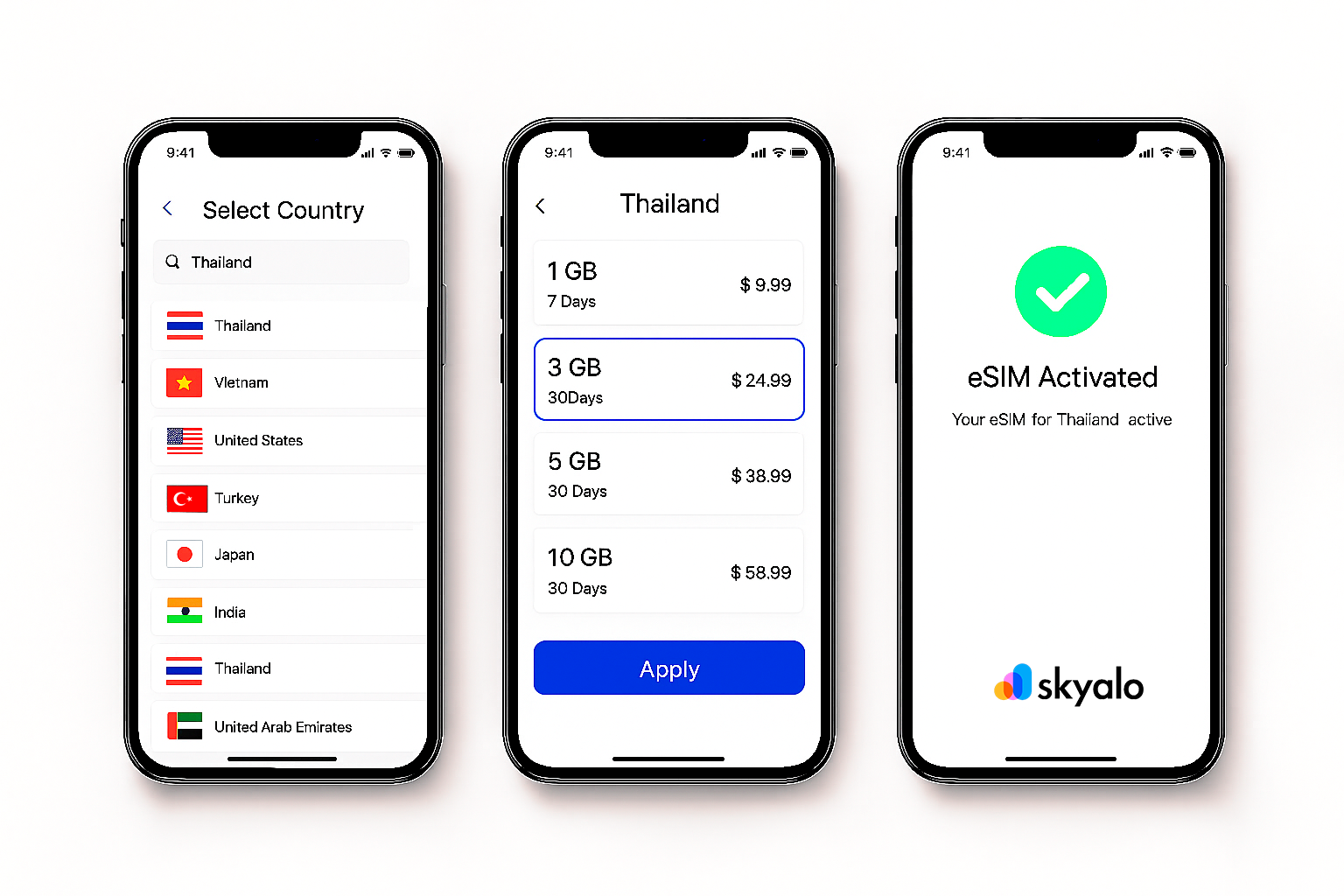 Настройка eSIM в Skyalo занимает меньше времени, чем долететь до Пхукета 🏝️